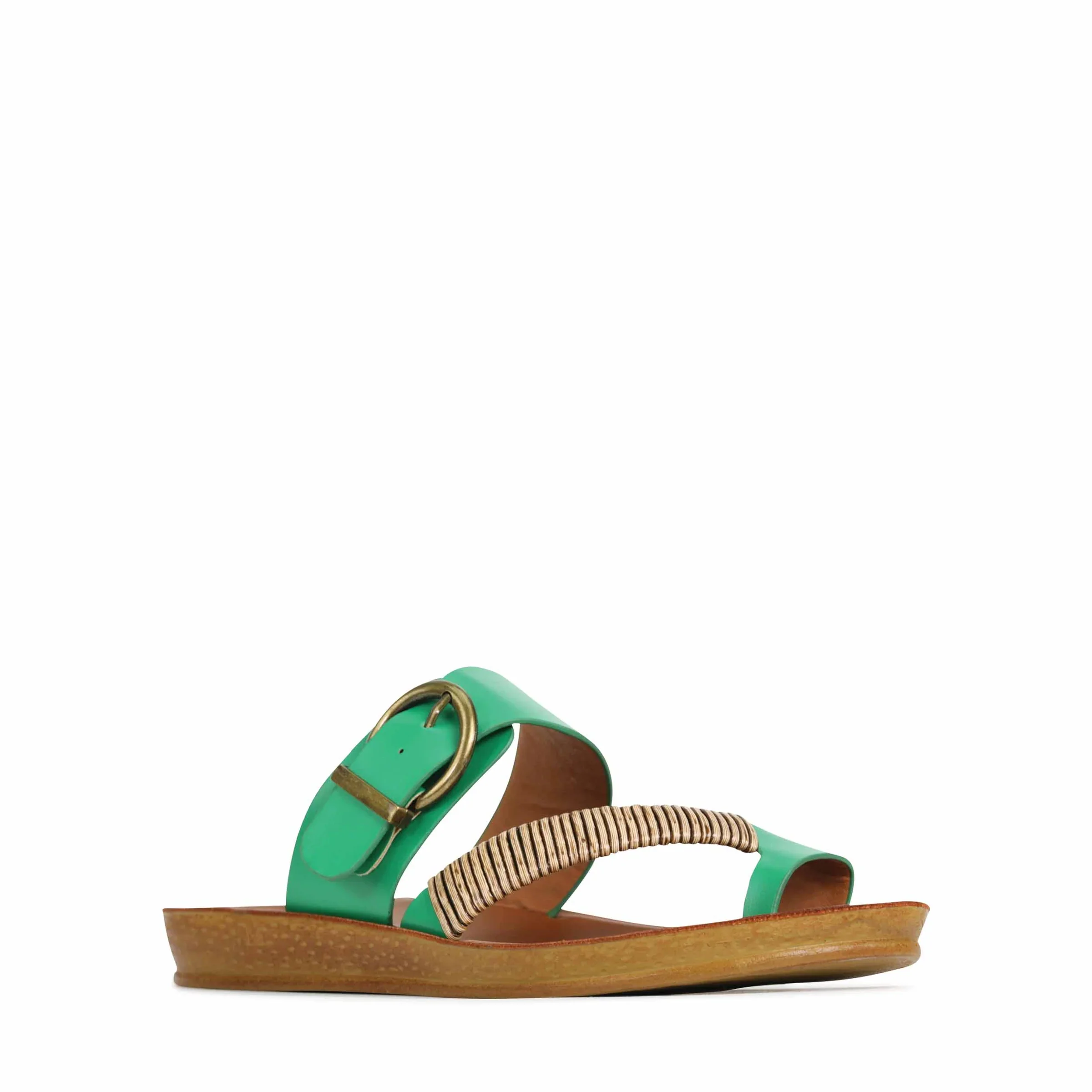 Bria Slip-on Sandals - Emerald - Image 4