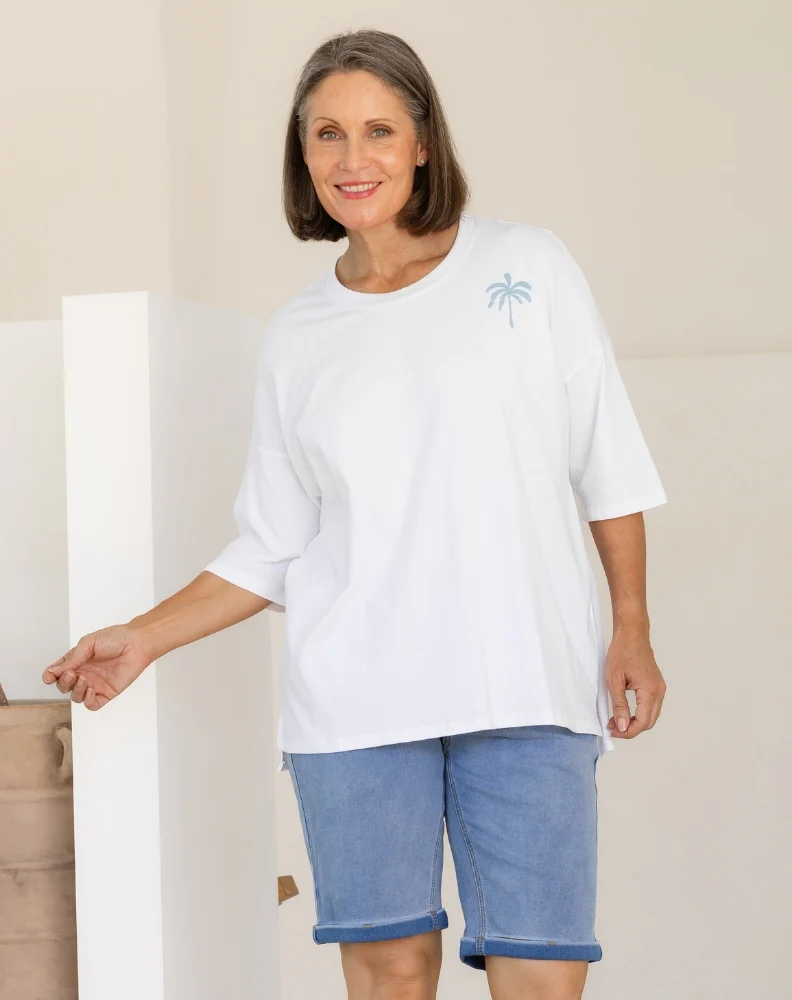 Good Vibes Oversized Tee - Image 2