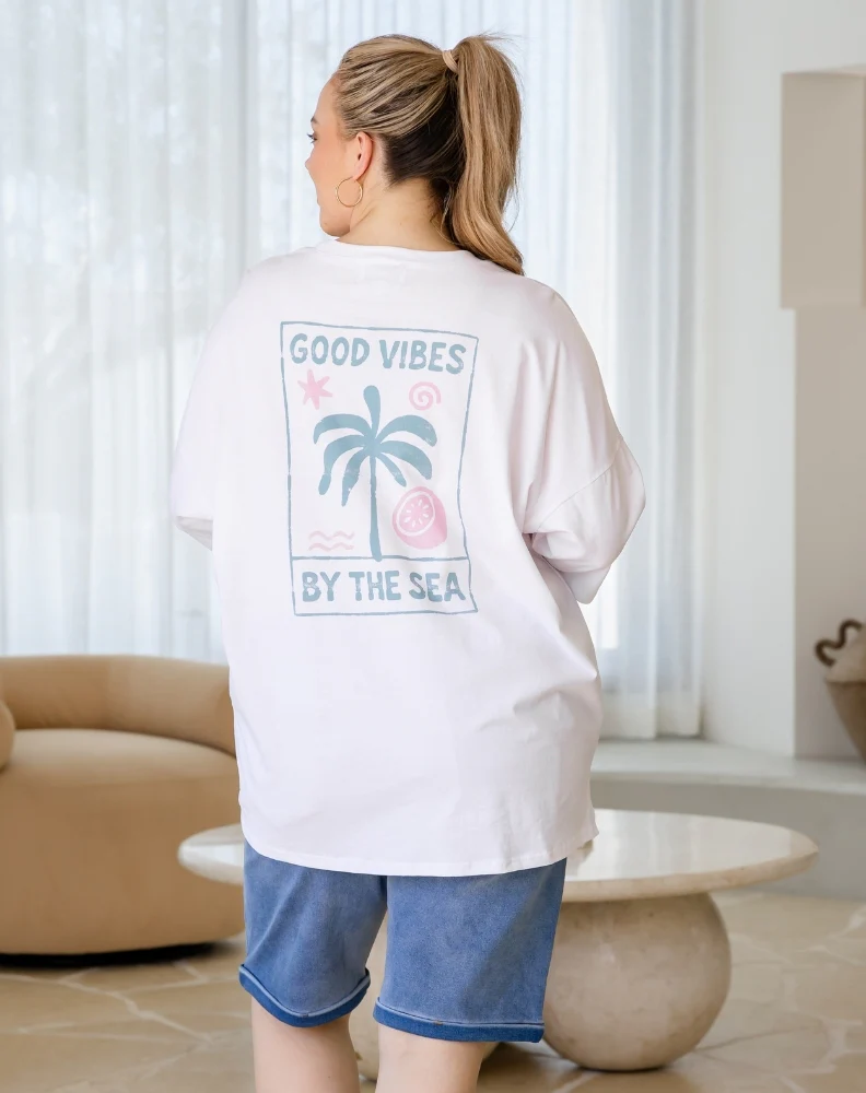 Good Vibes Oversized Tee - Image 7