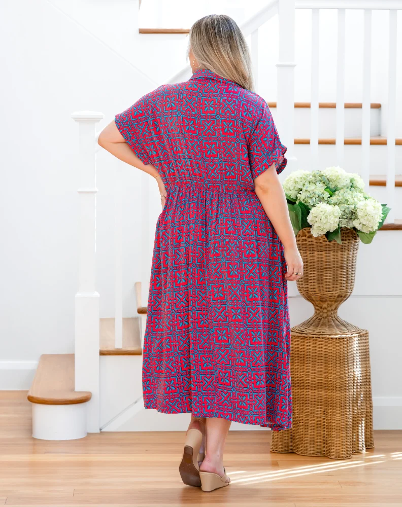 Elsie Dress - Melon Crush - Image 8